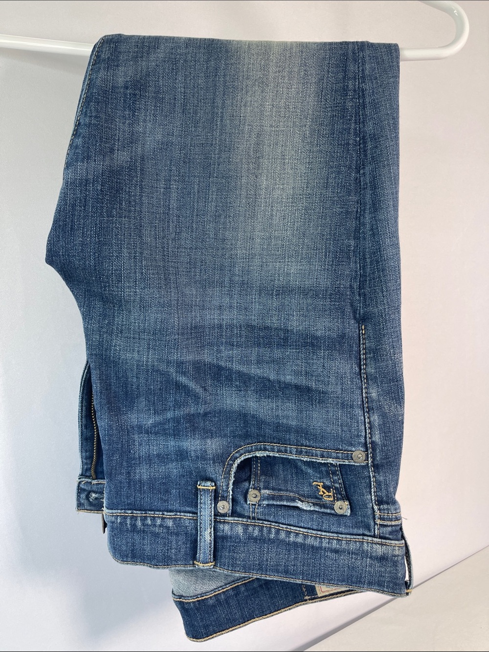Polo Ralph Lauren Tompkins Skinny Jeans Women’s 32 Blue Stretch 25” inseam Denim